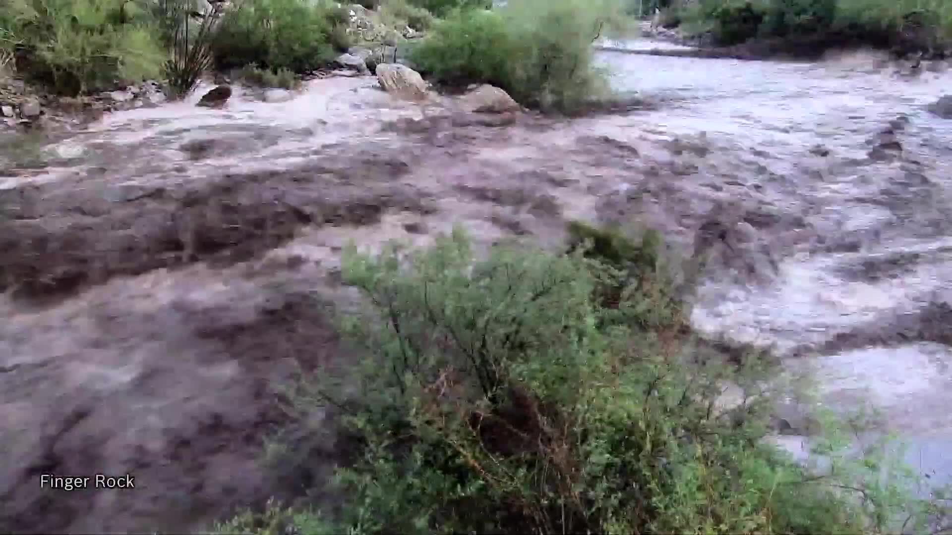 Watch Now: A time-lapse camera catches a flash flood in the Foothills